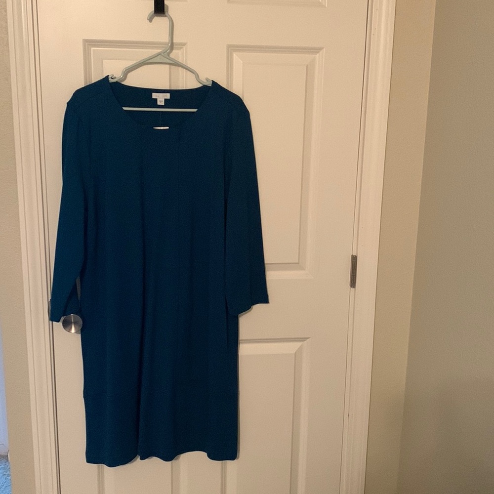 JJill ponte dress blue